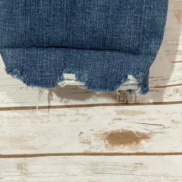 Blank NYC Crop Girlfriend Embellished Jeans - Blue - 25 - Picture 9 of 11